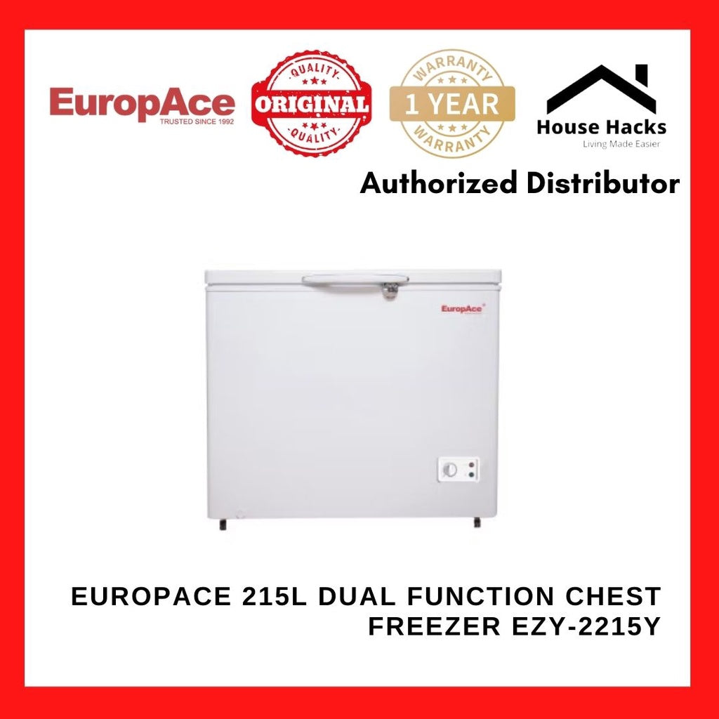 Europace 215L Dual Function Chest Freezer EZY-2215Y