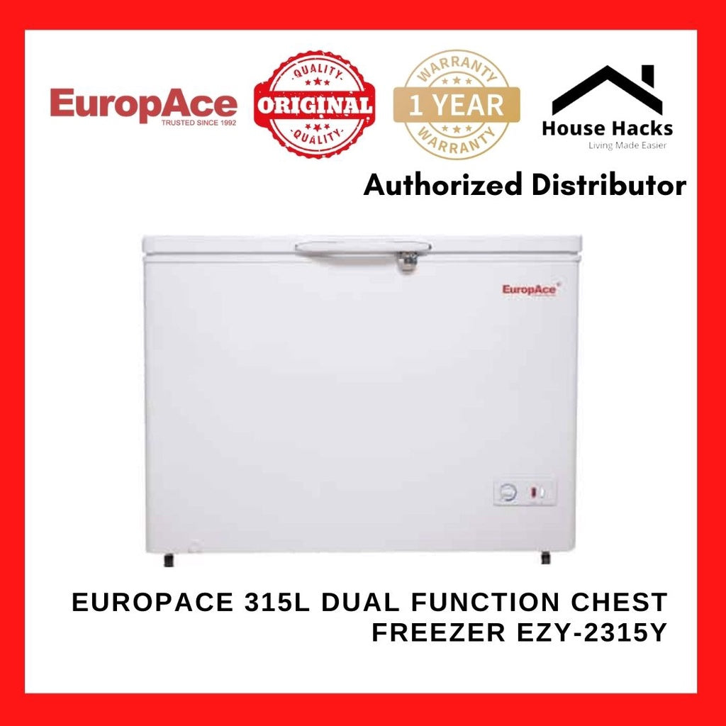 Europace 315L Dual Function Chest Freezer EZY-2315Y